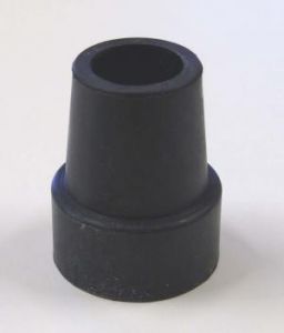 Zwarte rubberen stop 28 mm (voor de oranje en rode Actoy stelten) Per stuk