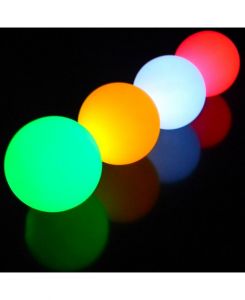 LED-jongleerballen 68 mm 155 gram per bal