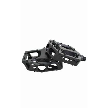 QU-AX Cross Pedalen aluminium zwart