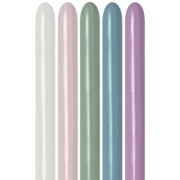 Sempertex - Dusk mix - 260 - Modelleerballonnen - 100 - stuks