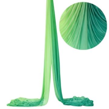 CX Aerial Silk - Tissu | Groen Geel | Verschillende lengtes