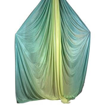 CX Aerial Silk - Tissu | Groen Geel | Verschillende lengtes