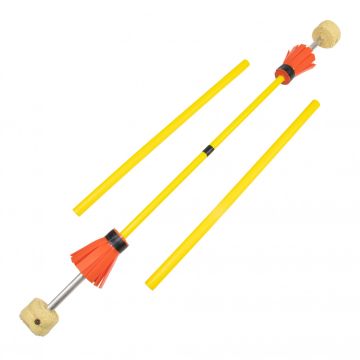 Vuur Flowerstick met handstokken