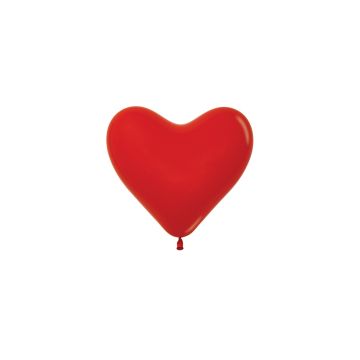 Sempertex - Hart ballon 15 cm - ROOD - 50 stuks