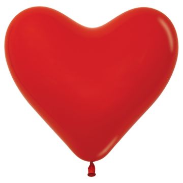 Sempertex - Hart ballon 12 inch - 30 cm - ROOD - 50 stuks