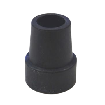 Zwarte rubberen stop 28 mm (voor de oranje en rode Actoy stelten) Per stuk