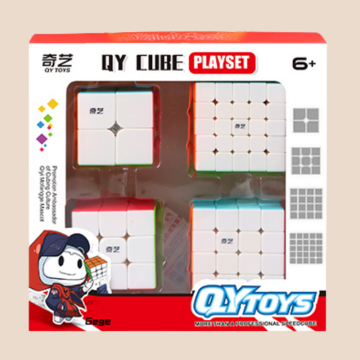 QiYi Cadeauverpakking - 2×2, 3×3, 4×4 en 5×5
