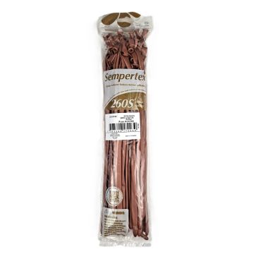 Sempertex - 260 Nozzle Up - REFLEX ROSE GOLD - Modelleerballonnen 50 stuks