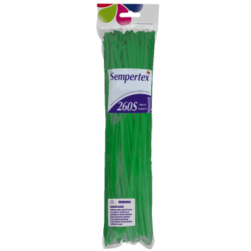 Sempertex - 260 Nozzle Up - SHAMROCK GREEN - Modelleerballonnen 50 stuks
