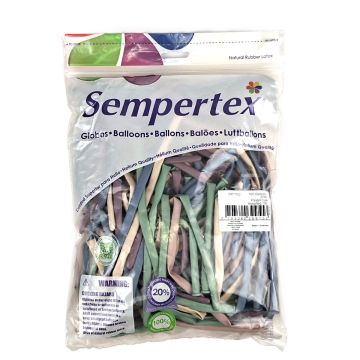 Sempertex - Dusk mix - 260 - Modelleerballonnen - 100 - stuks
