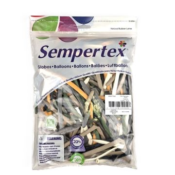 Sempertex - Earthy mix 260 - Modelleerballonnen 100 stuks
