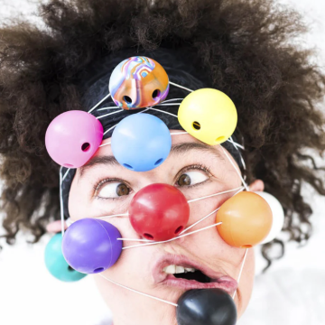 Kleurrijke Clownsneus Siliconen