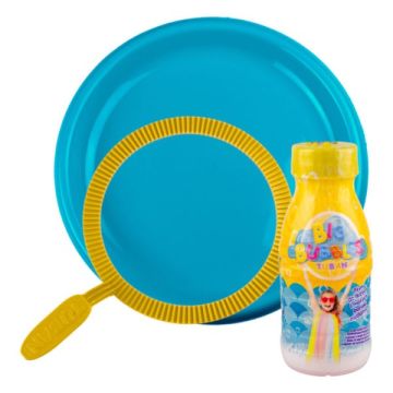 Tuban bellenblaasset ring op bord + 250 ml vloeistof